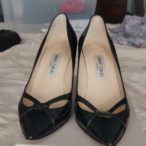 Jimmy choo patent leather heels